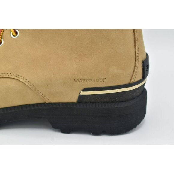 Sorel Mens Size 10.5 Caribou Six Waterproof Leather Tan Buff Rain Winter Boots - Picture 8 of 12